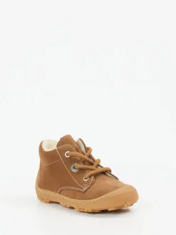 Ricosta – Lauflernschuhe aus Nubukleder cognacbraun