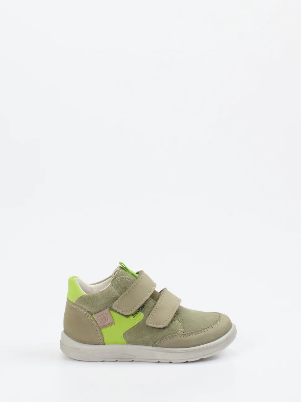 Ricosta – Lauflernschuhe aus Veloursleder olivbeige