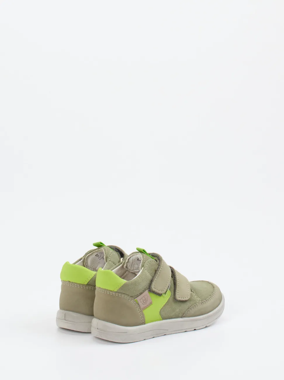 Ricosta – Lauflernschuhe aus Veloursleder olivbeige