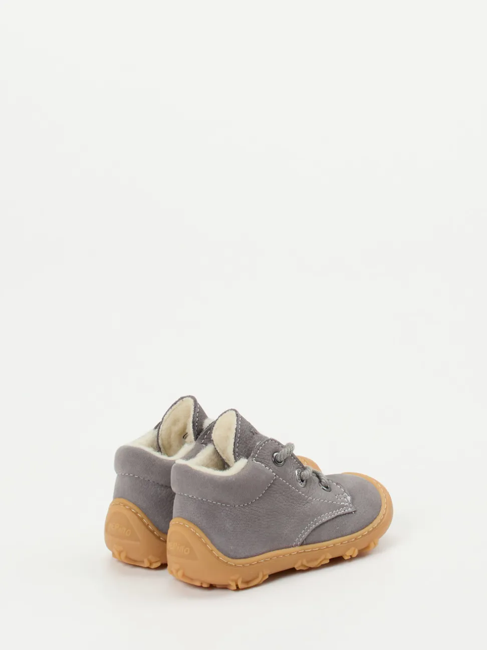 Ricosta – Lauflernschuhe aus Nubukleder grau