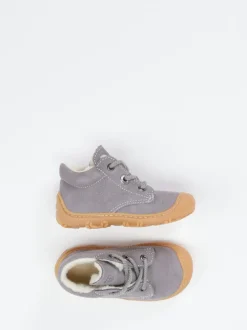 Ricosta – Lauflernschuhe aus Nubukleder grau