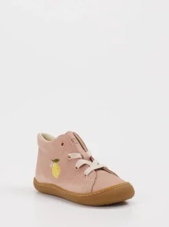 Ricosta – Lauflernschuhe aus Leder in Rosa