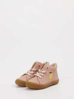 Ricosta – Lauflernschuhe aus Leder in Rosa