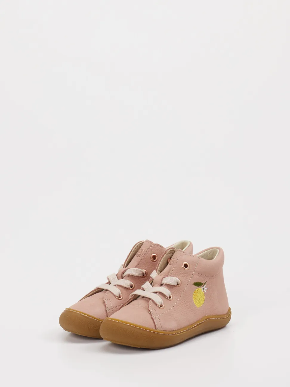 Ricosta – Lauflernschuhe aus Leder in Rosa