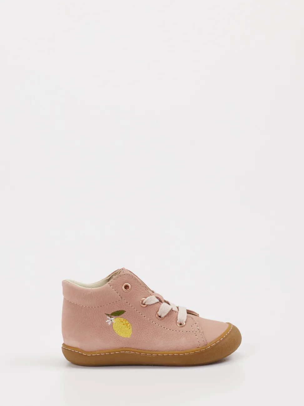 Ricosta – Lauflernschuhe aus Leder in Rosa