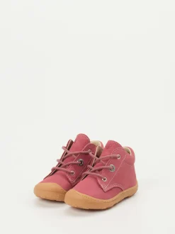 Ricosta – Lauflernschuhe aus Nubukleder Altrosa