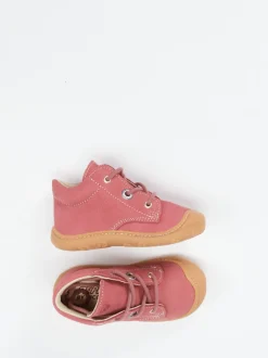 Ricosta – Lauflernschuhe aus Nubukleder Altrosa