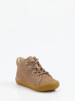 Ricosta – Lauflernschuhe aus Nubukleder mittelbraun