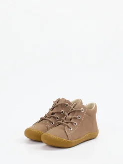 Ricosta – Lauflernschuhe aus Nubukleder mittelbraun