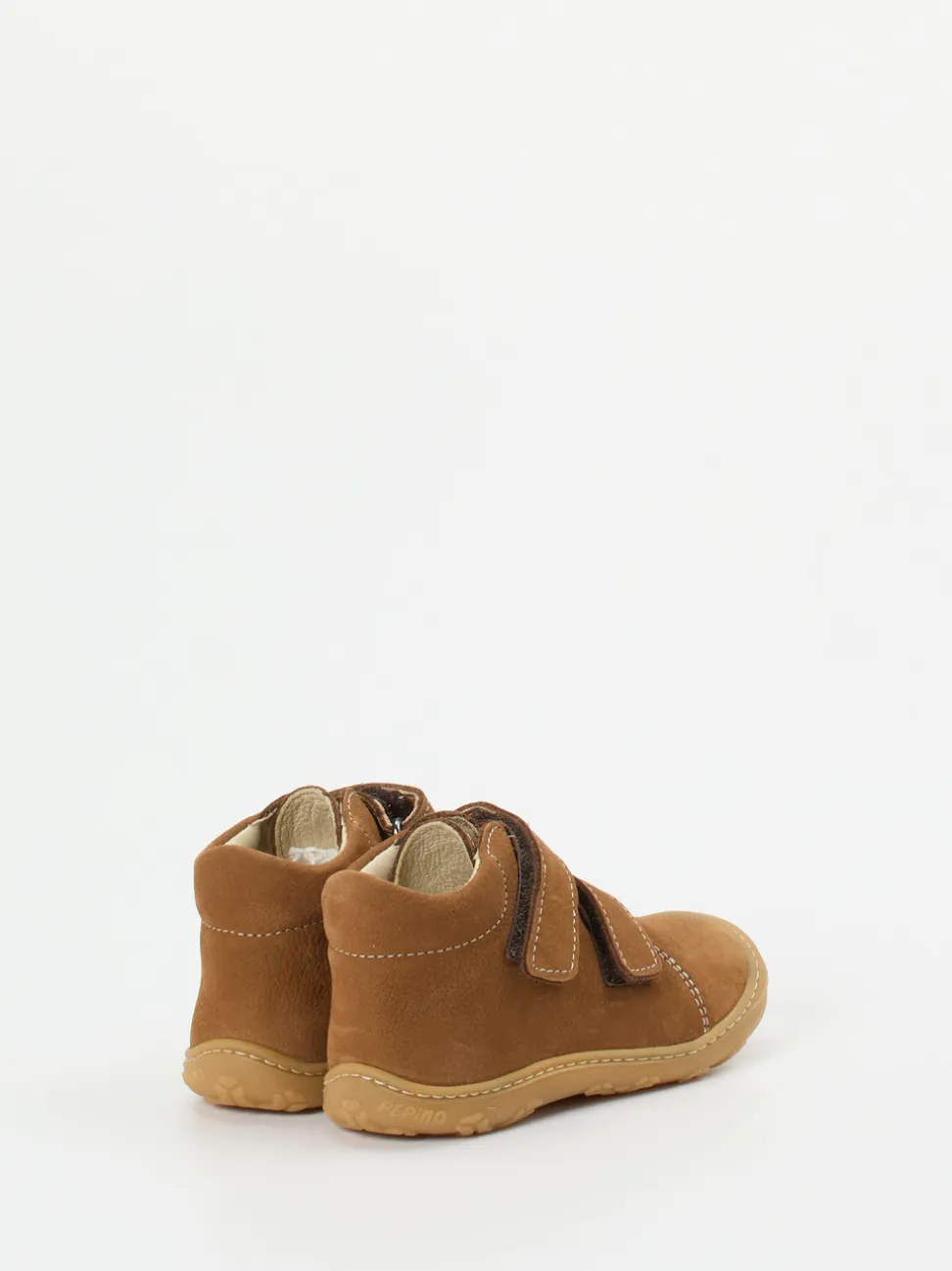 Ricosta – Lauflernschuhe aus Nubukleder cognacbraun