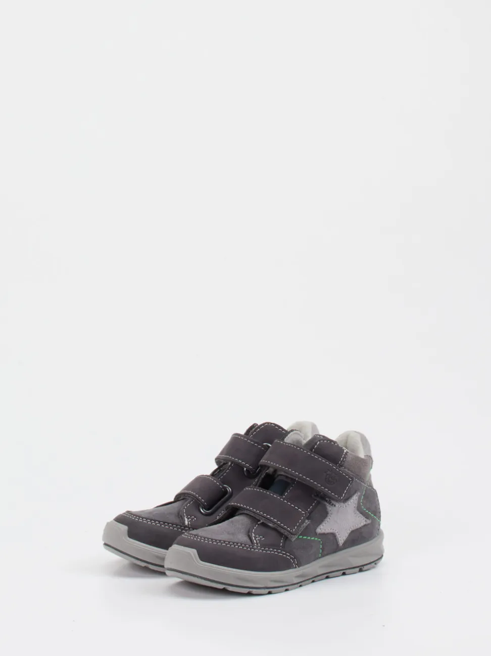 Ricosta – Lauflernschuhe aus Veloursleder anthrazit