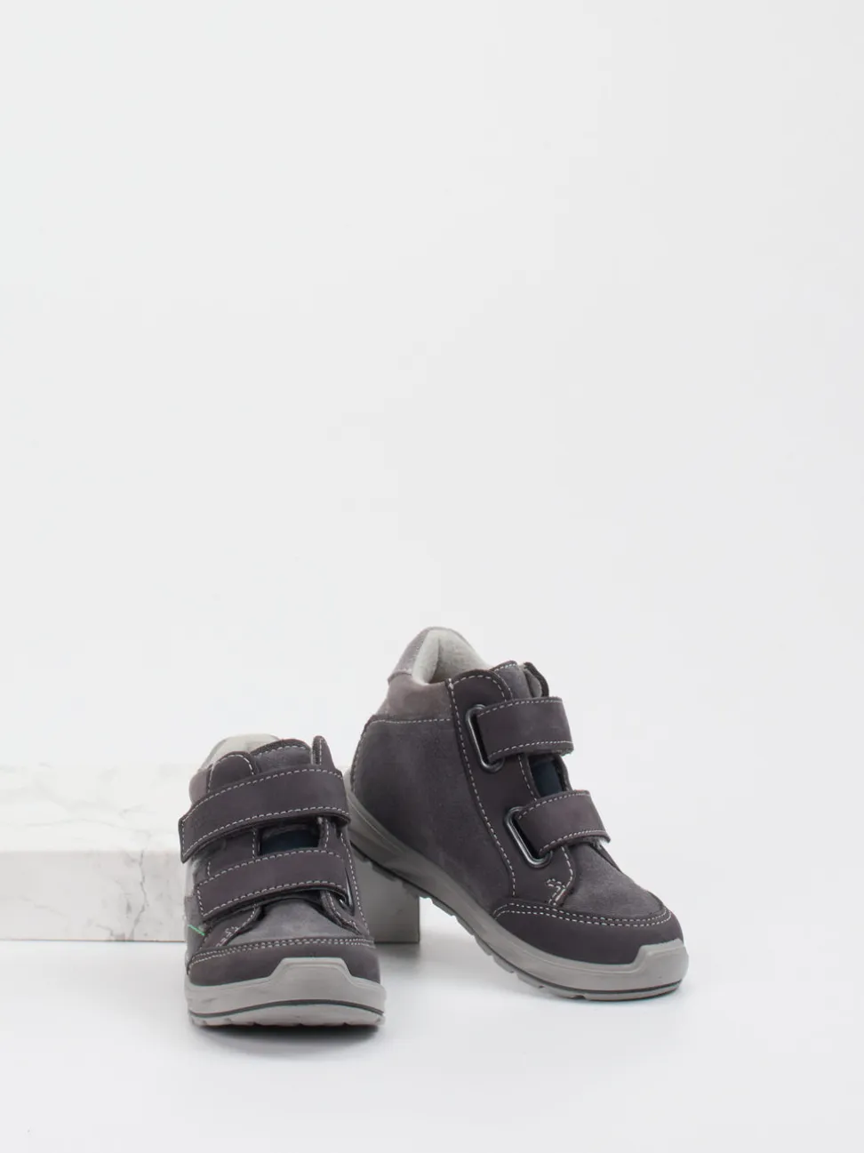 Ricosta – Lauflernschuhe aus Veloursleder anthrazit