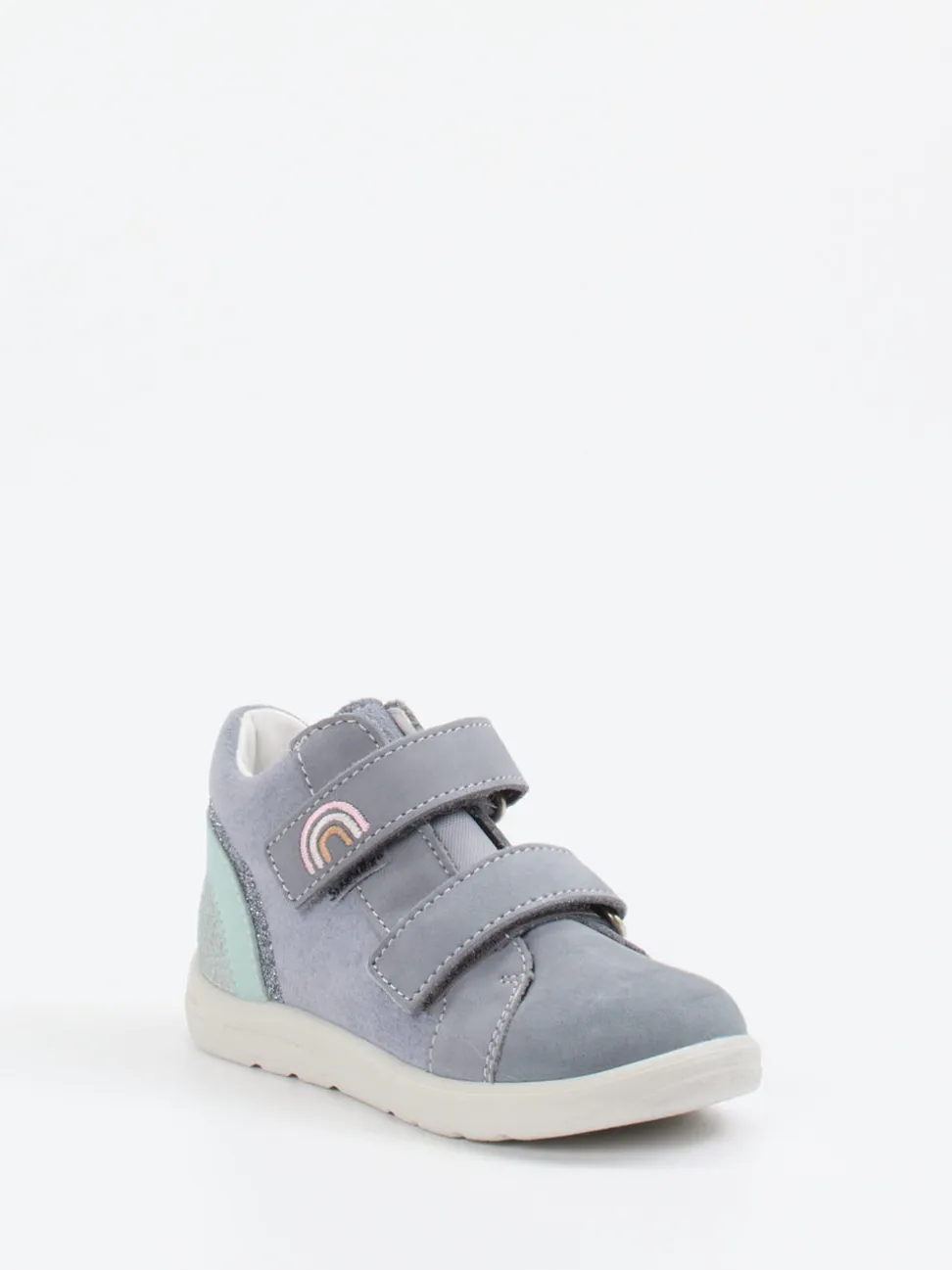Ricosta – Lauflernschuhe aus Veloursleder grau