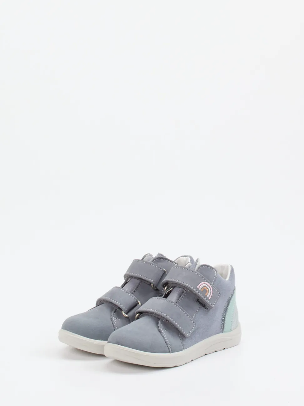 Ricosta – Lauflernschuhe aus Veloursleder grau
