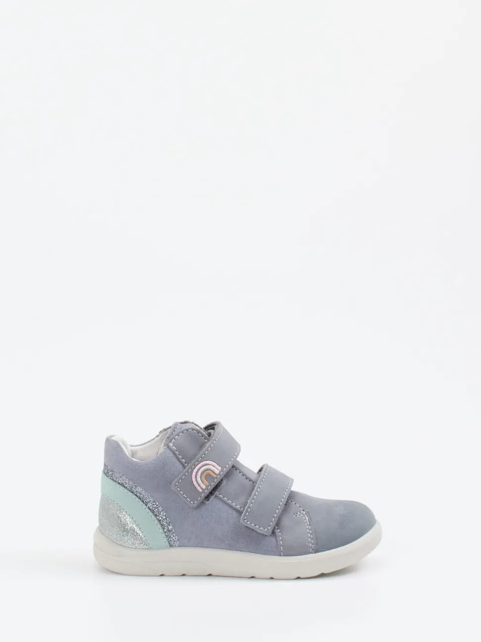 Ricosta – Lauflernschuhe aus Veloursleder grau