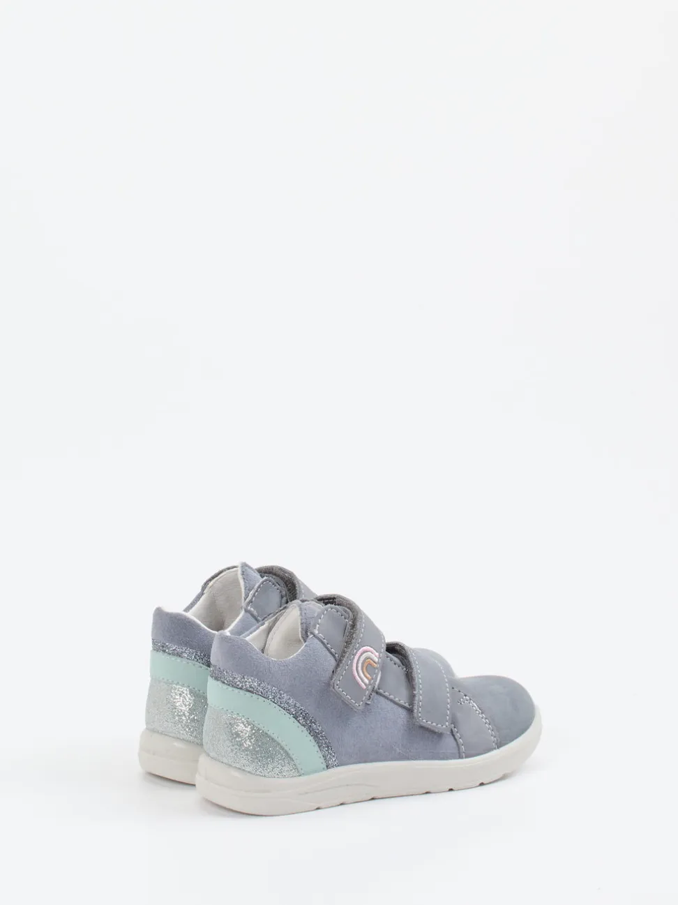 Ricosta – Lauflernschuhe aus Veloursleder grau