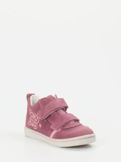 Ricosta – Lauflernschuhe aus Veloursleder Altrosa