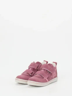 Ricosta – Lauflernschuhe aus Veloursleder Altrosa