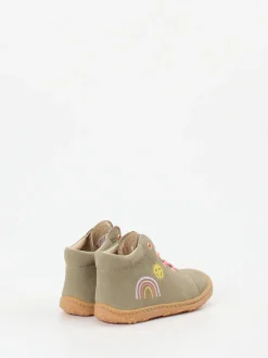 Ricosta – Lauflernschuhe aus Nubukleder olivgrün