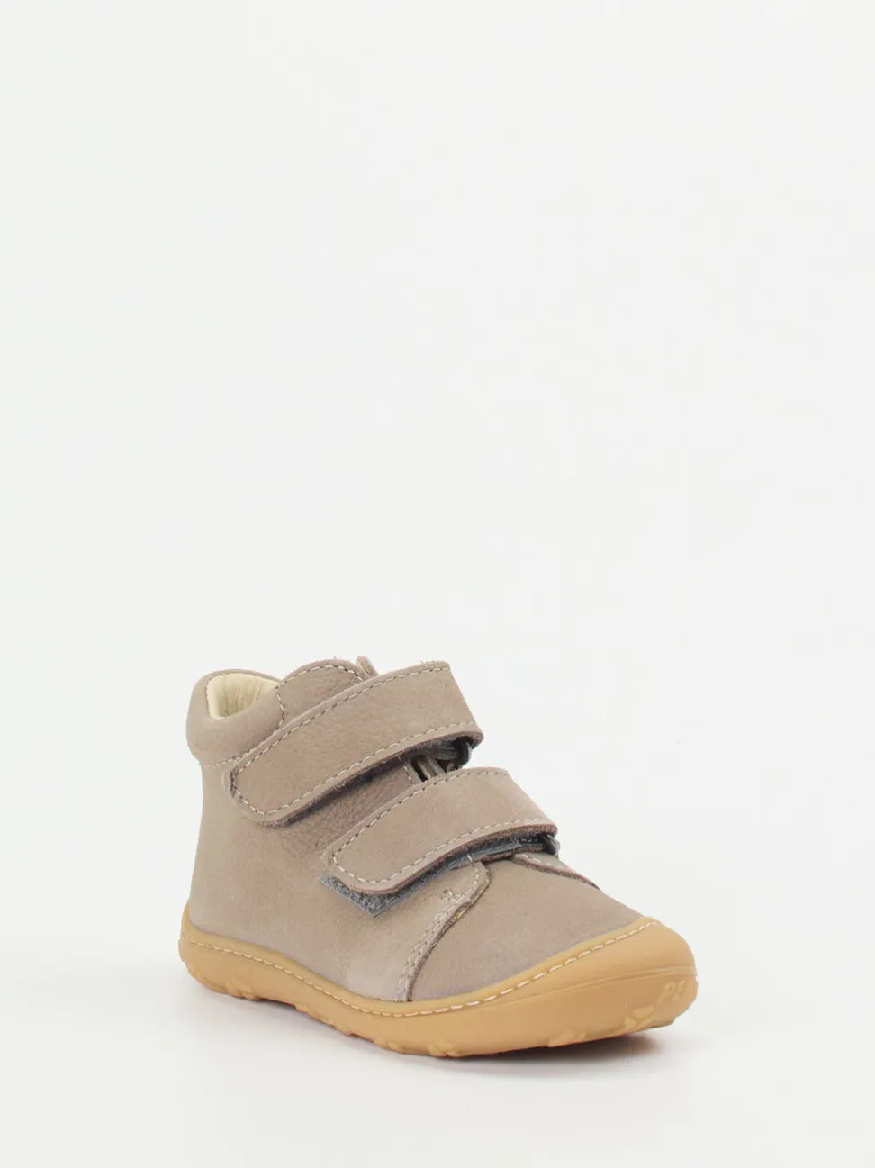 Ricosta – Lauflernschuhe aus Nubukleder beigegrau