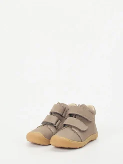 Ricosta – Lauflernschuhe aus Nubukleder beigegrau