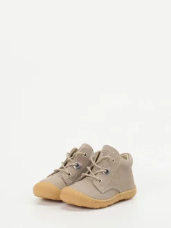 Ricosta – Lauflernschuhe aus Nubukleder beigegrau