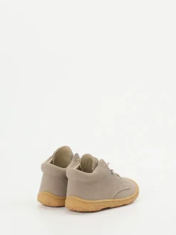 Ricosta – Lauflernschuhe aus Nubukleder beigegrau