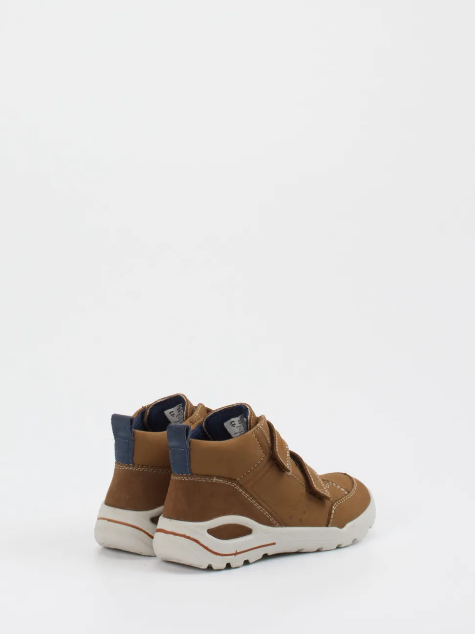 Ricosta – Mid-Cut Sneaker aus Nubukleder cognacbraun