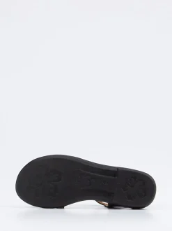 Ricosta – Riemchensandalen aus Nubukleder schwarz