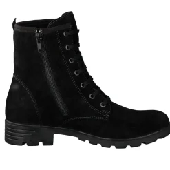 Ricosta – Schnürboots aus Veloursleder Schwarz