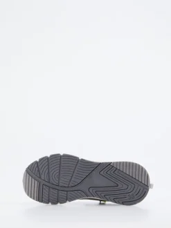 Ricosta – Sneaker aus Veloursleder und Mesh grau