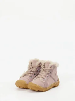 Ricosta – Stiefeletten aus Nubukleder in Rosa