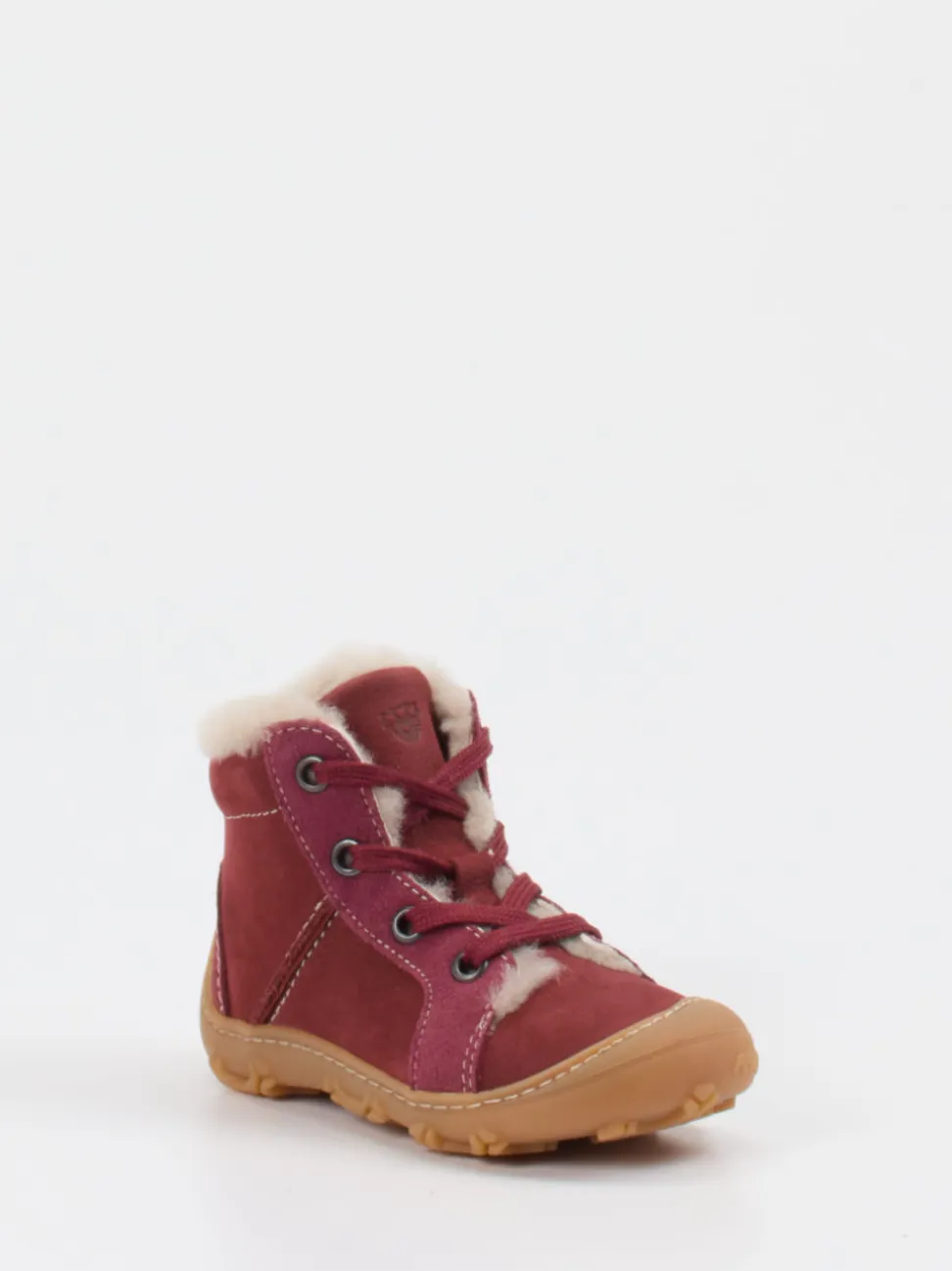 Ricosta – Stiefeletten aus Nubukleder Bordeauxrot