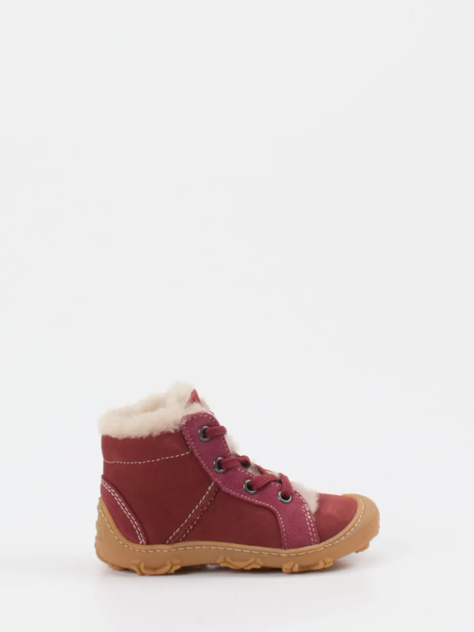 Ricosta – Stiefeletten aus Nubukleder Bordeauxrot