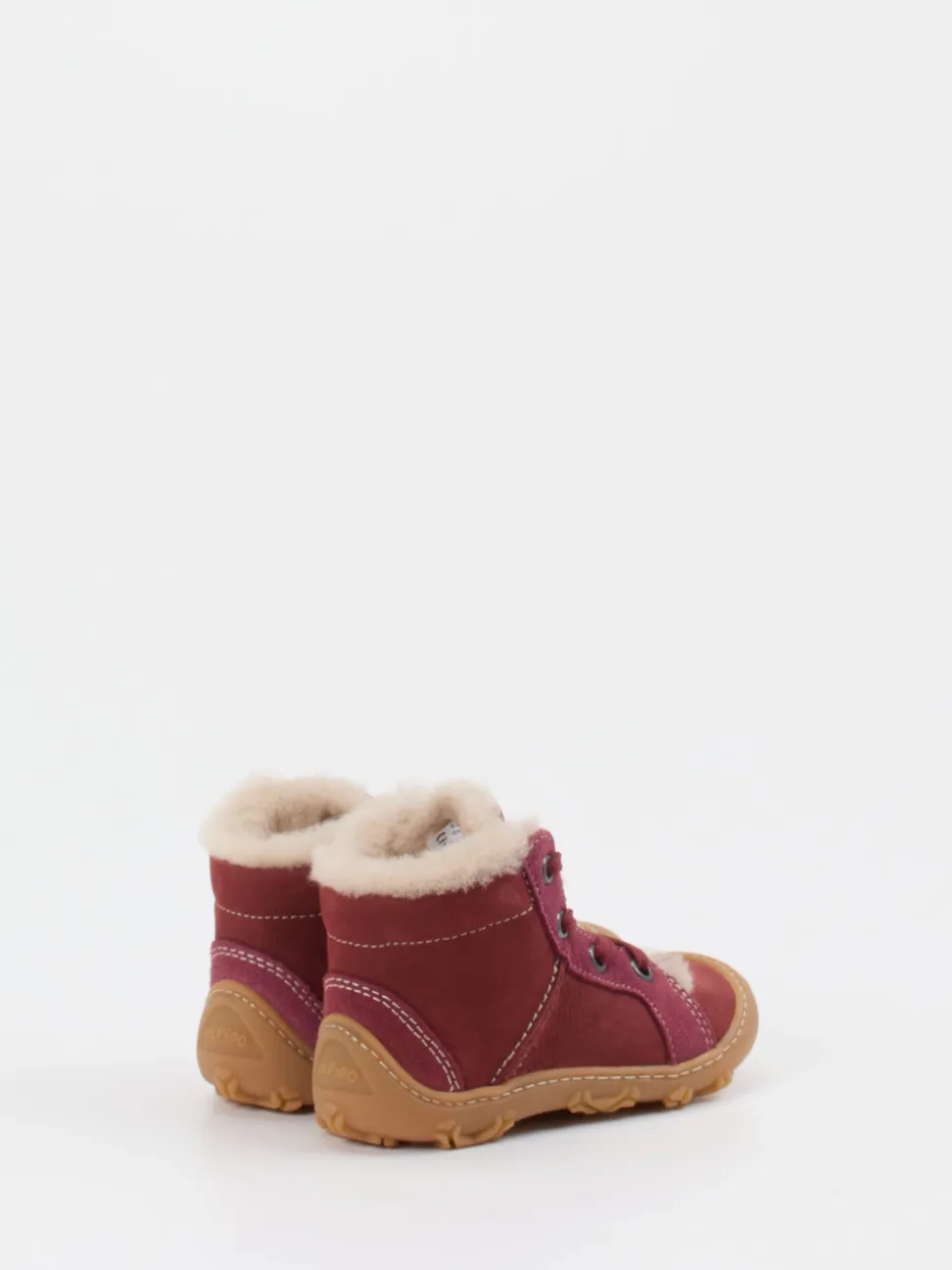 Ricosta – Stiefeletten aus Nubukleder Bordeauxrot