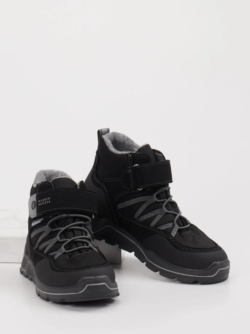 Ricosta – Stiefeletten aus Synthetik Schwarz