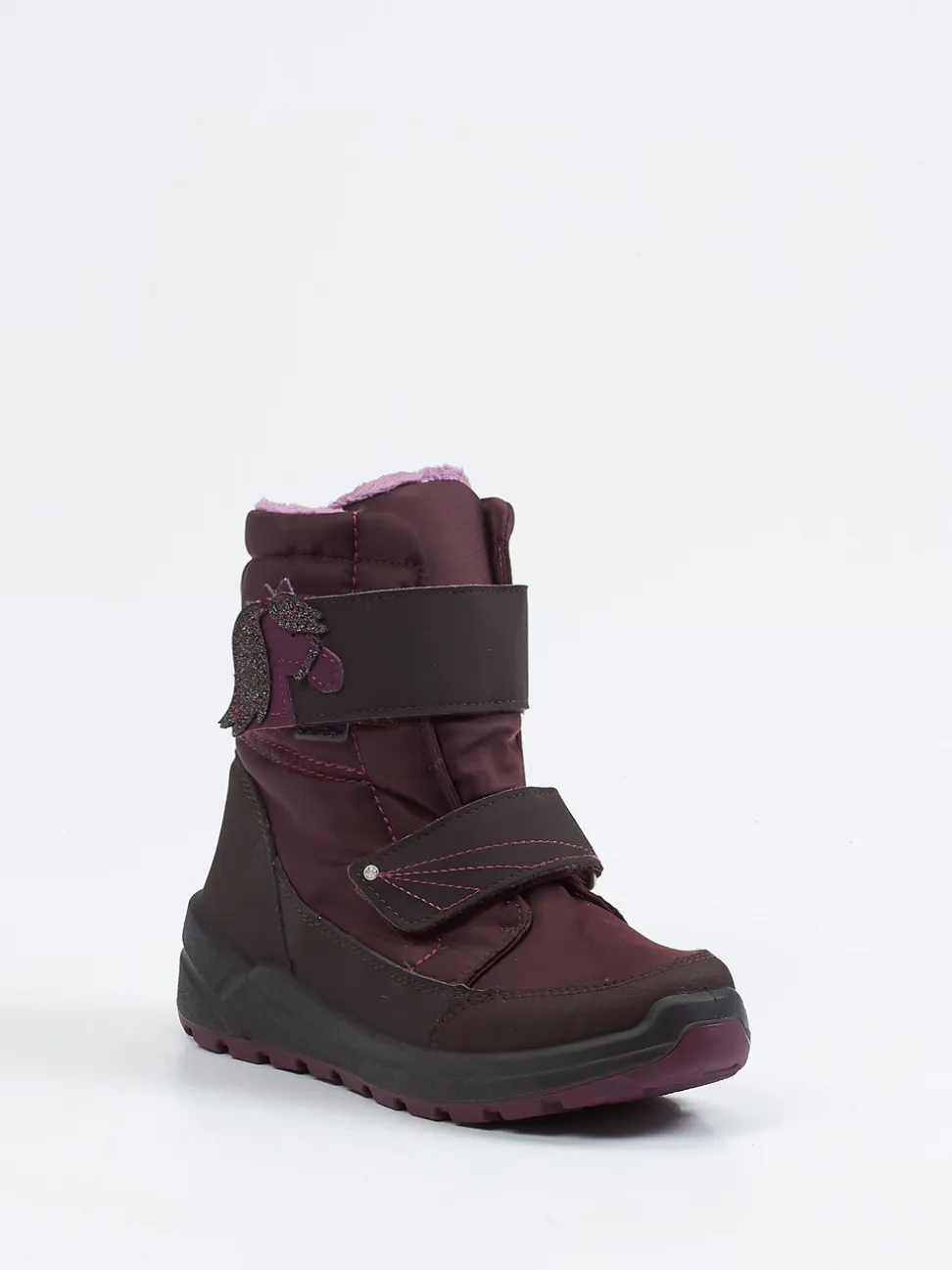Ricosta – Winterboots aus Synthetik in Brombeer