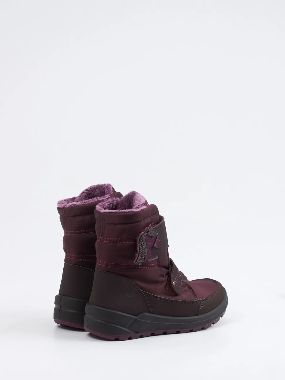Ricosta – Winterboots aus Synthetik in Brombeer