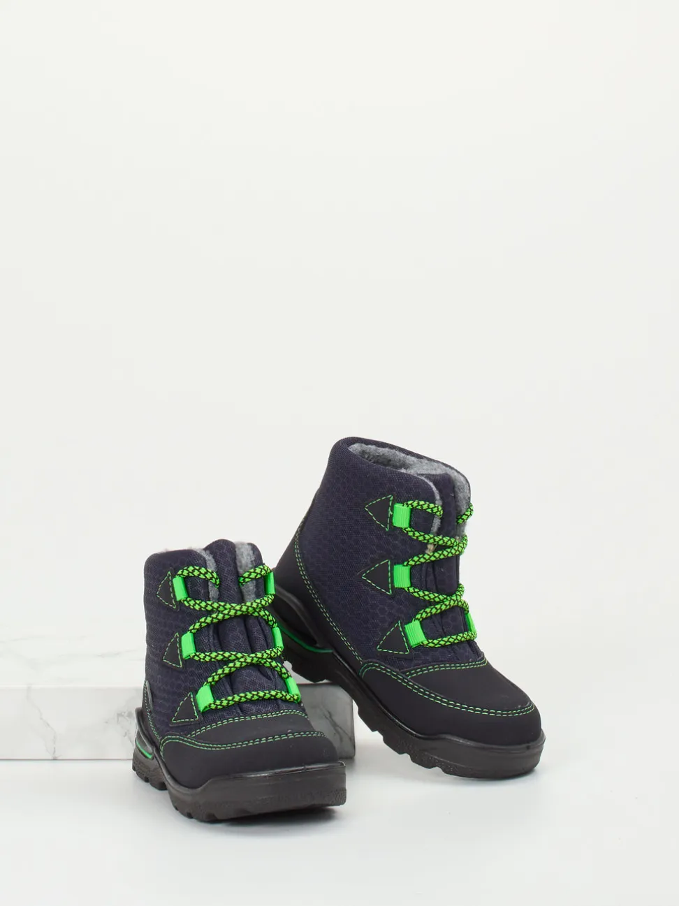 Ricosta – Winterboots aus Nubukleder Dunkelblau