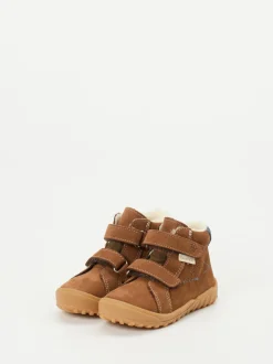 Ricosta – Winter-Boots aus Nubukleder cognacbraun