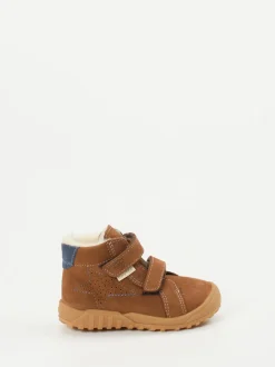 Ricosta – Winter-Boots aus Nubukleder cognacbraun