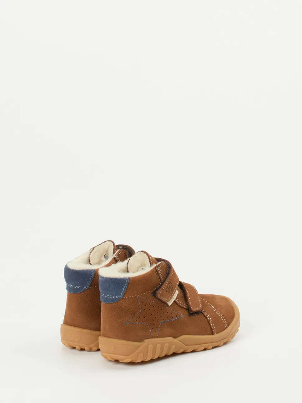 Ricosta – Winter-Boots aus Nubukleder cognacbraun
