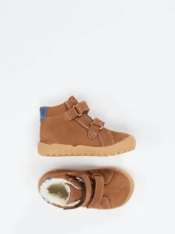 Ricosta – Winter-Boots aus Nubukleder cognacbraun
