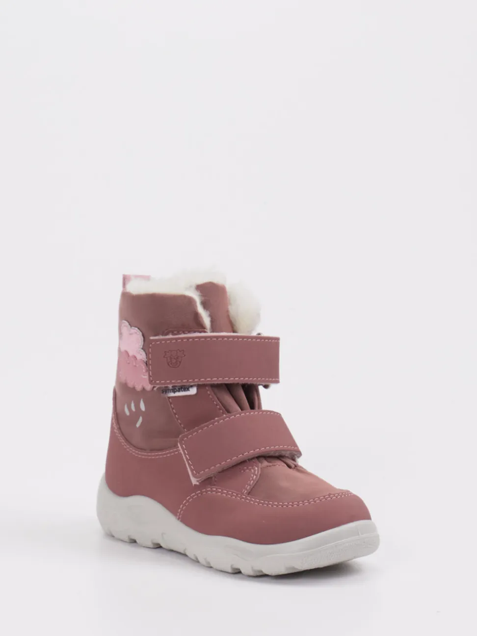 Ricosta – Winterstiefel aus Synthetik Altrosa