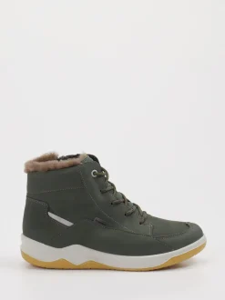 Ricosta – Winter-Stiefeletten aus Leder Olivgrün