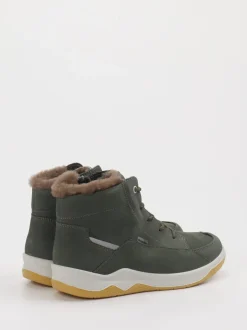 Ricosta – Winter-Stiefeletten aus Leder Olivgrün