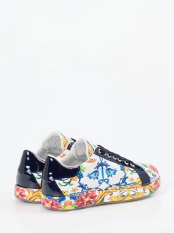 Rise – Sneaker aus geprägtem Leder mit Barockprint