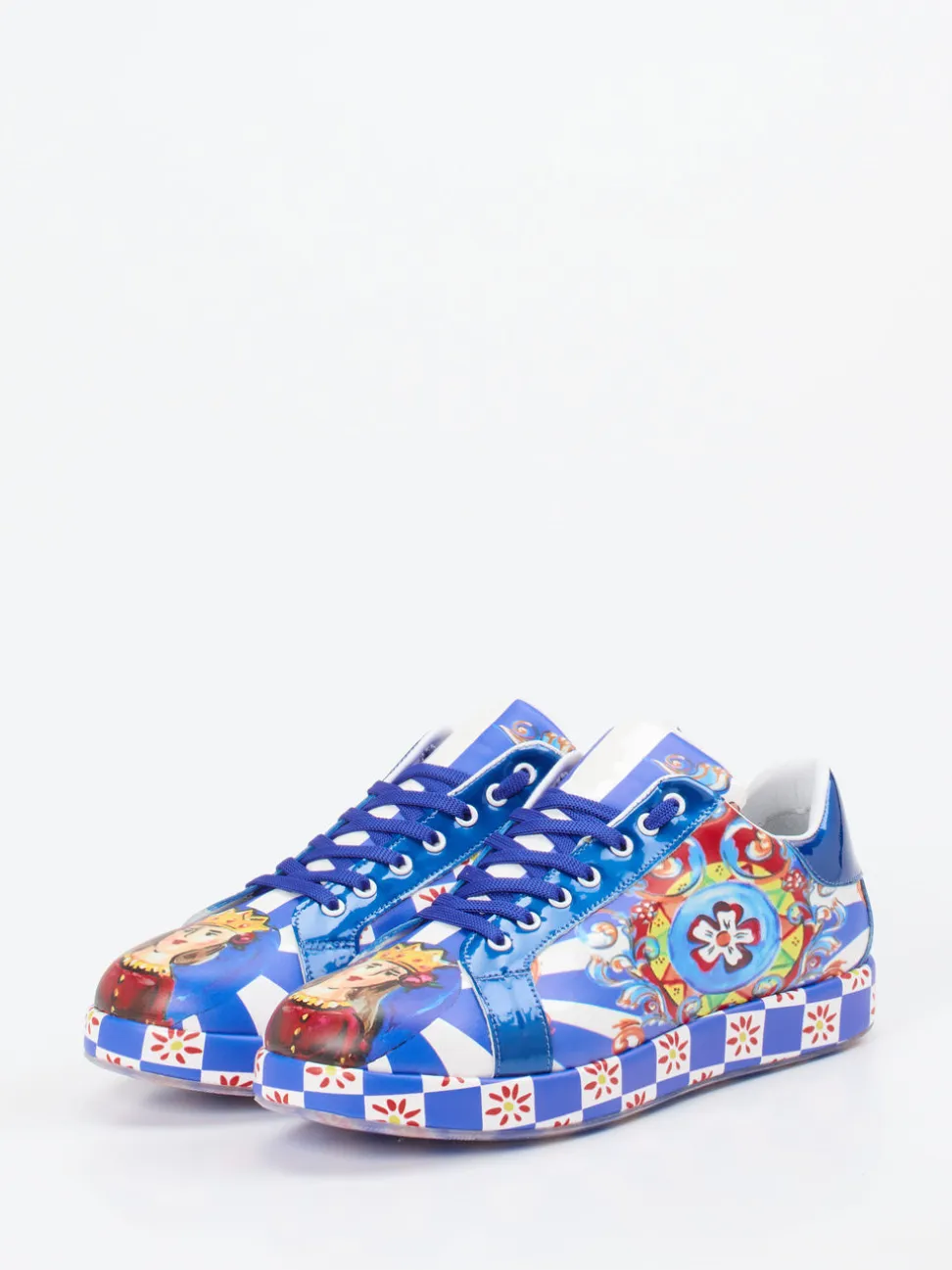 Rise – Sneaker aus Lackleder in Multicolor-Optik