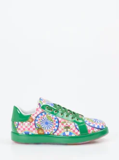 Rise – Sneaker aus Lackleder mit Multicolor-Print