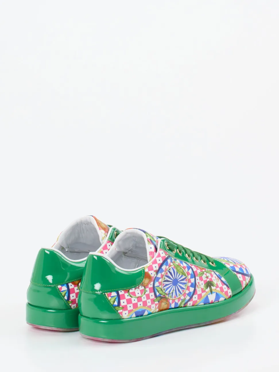 Rise – Sneaker aus Lackleder mit Multicolor-Print
